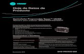 Hoja de Datos de Producto...16 AWG (recomendado) conductores de cobre • Clasificación UL, transformador de potencia Clase 2, 20.4–27.6 Vac (24 Vac, ±15% nominal) • Eltransformador