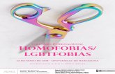 Coloquio internacional HOMOFOBIAS/ LGBTFOBIAS UB Coloquio... · Eugeni Rodríguez (Observatori contra l’homofòbia): “Respuestas y herramientas para combatir la LGBTI-fobia”