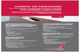 CURSOS DE FORMACIÓNiccmadrid.com/wp-content/uploads/2016/03/cartel-cursos.pdf · · Conocimientos básicos de medios de extinción, señales de emergencia y sistemas de alarma. ·