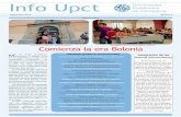 Info Upct Universidad Politécnica de Cartagena upct septiembre.pdf · Info Upct Septiembre 2010 Número 5 Comienza la era Bolonia Más de 6.500 estudiantes comenzaron el pasado lunes