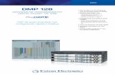 Extron - DMP 128€¦ · para línea POTS. La serie DMP 128 ofrece una propuesta de configuración de DSP que simplifica la mezcla, enrutamiento, conferencias y optimización de la