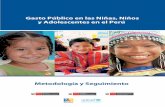 Gasto Público en las Niñas, Niños y Adolescentes en el Perú · Plan Nacional de Acción por la Infancia y Adolescencia 2012-2021 Cuadro A2. 14: Gasto público en las niñas, niños