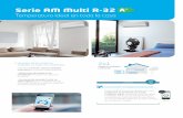 Serie AM Multi R-32 - Daikin€¦ · Etiq. efic. estac. Refrigeración / Calefacción A++ / A + Carga de diseño (Pdesign) Refrigeración / Calefacción (-10ºC) kW 4,00 / 3,20 Consumo