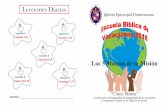 Lecciones Diarias - The Dominican Development Groupdominicandevelopmentgroup.org/wp-content/uploads/... · Todos: Y entre los pueblos tu salvación. Oficiante: Señor, que no se olvide