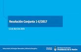 Resolución Conjunta 1-E/2017 - Argentina · 1% 1% Fabricación de productos de plástico. Fabricación de productos minerales no metálicos n.c.p. Fabricación de papel y de productos