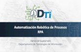 Automatización Robótica de Procesos RPA€¦ · - Sistema sensorial - Transmisores - Sistema de Control. Imagen que vino a mi mente\ ...