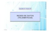 REDES DE DATOS (TELEMÁTICAS) - micronica · 2018-11-10 · Redes privadas Redes p úblicas Red p ública (normalmente Internet) Redes o parte de una red, para ofrecer servicios al