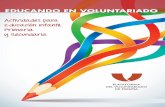 EDUCANDO EN VOLUNTARIADO - Plataforma del Voluntariado de …€¦ · Actividades para Educación Infantil, Primaria y Secundaria . Tercer Ciclo De Educación Primaria (5º y 6º)