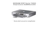 KODAK ESP Serie 7200 Impresora multifunción...para la configuración de red. Conectarse a un router inalámbrico sin WPS Para conectar la impresora a la red inalámbrica, debe conocer