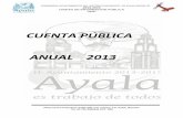CUENTA PÚBLICA ANUAL 2013 - transparenciamorelos.mx · 2013-2015 UNIDAD DE INFORMACIÓN PÚBLICA UDIP Plaza Cívica Francisco Ayala S/N, Col. Centro, Cd. Ayala, Morelos Tel. 01 735