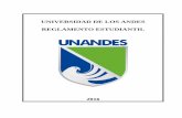 UNIVERSIDAD DE LOS ANDES REGLAMENTO ESTUDIANTILpregrado.udelosandes.edu.bo/archivos_estudiante/reglamento_estud… · Orgánico de la Universidad de Los Andes S.A. y otras disposiciones