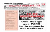 16 DE SEPTIEMBRE - revolucionobrera.com · de turno. La jornada del 16 de septiembre fue un campanazo de alerta para los revolucionarios y una no-tificación al gobierno de Uribe