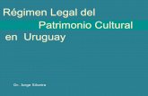 Régimen Legal del Patrimonio Cultural en Uruguay³n.pdf · en Uruguay Dr. Jorge Silveira. Antecedentes Nacionales en Legislación Patrimonial ... Presentación ante la Comisión