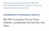Sorkuntza partekatuko tailerra:BID-REX Euskadiko Ekintza ...€¦ · Hacia un enfoque común . Helburua. Testuingurua Ekintzak. Ezagutzeko sarea. Objetivo. ... Open data Euskadi y