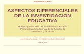 ASPECTOS DIFERENCIALES DE LA INVESTIGACION EDUCATIVApadron.entretemas.com.ve/cursos/Epistem/Libros/ModeloVIE.pdf · En este trabajo se estudian, en general, los procesos de investigación