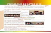PROGRAMA DE ACTOS 2018 - Siete Dias Yecla€¦ · 18 / Fiestas de San Isidro / Yecla 2018 PROGRAMA DE ACTOS 2018 SÁBADO 5 DE MAYO A las 19.15 horas, desde el domicilio de la Reina