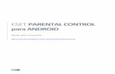 ESET Parental Control for Android · Control de aplicaciones: ... Otra opción es descargar el programa utilizando el vínculo que aparece a continuación escaneando el código QR