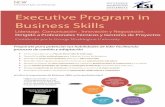 Liderazgo, Comunicación , Innovación y Negociación. programs skills...pdf · predecir problemas y encontrar oportunidades para crear soluciones de negocio Desarrollar habilidades