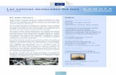 Las noticias destacadas del mes - EUMOFA · Observatorio Europeo del Mercado de los Productos de la Pesca y de la Acuicultura LAS NOTICIAS DESTACADAS DEL MES | Nº1/2018 2 1 Primera
