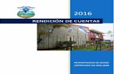 RENDICIÓN DE CUENTAS 2016 - Resumen...RENDICIÓN DE CUENTAS 2016 MUNICIPALIDAD DE ESCAZÚ 7 RESUMEN EJECUTIVO INTRODUCCIÓN Estimados habitantes de Escazú: Con orgullo presentamos