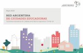 RED ARGENTINA DE CIUDADES EDUCADORAS · 3.2 Acciones de apoyo a la educación formal Continuidad Pedagógica (Villa Constitución, Santa Fe) Comunidad Educativa Conectada – CEC