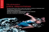 Nutrición para deportistas - Instituto Mexicano de Ciencias del … · 2020-01-24 · 2012 como preparación para los Juegos Olímpicos de Londres de 2012, para asegurar que los