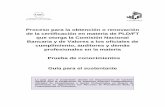 Proceso para la obtención o renovación de la certificación ... · Roberto Carlos Muñoz Carrillo Subdirectora de Evaluaciones para Organismos Públicos y Privados Adriana Patricia