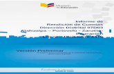 Informe de Dirección Distrital 07D03 Atahualpa Portovelo ... · Informe de Rendición de Cuentas ... año 2015 el Proyecto EBJA en la oferta de alfabetización y Post Alfabetización,