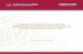 Calendario anual de los procesos de selección para la admisión, … · 2019-12-20 · Mexicana”. 16 y 17 MAY/20 PROMOCIÓN VERTICAL. Aplicación de instrumento de valoración