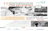  · Diploma de especialización en Prótesis sobre Implantes. Dedicación exclusiva en Cirugía, Implantes y Periodoncia en la Clínica Dental, Noviembre. Dr. Carlos Sáenz Ramírez