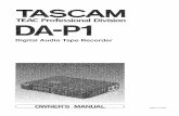 DA-P1 - TASCAM · Title: DA-P1.fm Author: Aho Created Date: 1/19/2000 3:14:40 PM