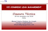 jidoka VII CONGRESO LEAN MANAGEMENT Clausura Técnica · Célula A 28/02/2017 Procesos Célula D A todos los planos Ingeniería Célula A 31/01/2017 31/03/2017 31/01/2017 31/03/2017