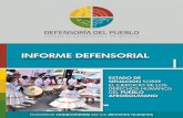 INFORME DEFENSORIAL - Defensoría Bolivia€¦ · ORISABOL Organización Saya Afroboliviana . 6 OACNUDH Oficina del Alto Comisionado de las Naciones Unidas para los Derechos Humanos
