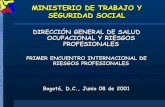 MINISTERIO DE TRABAJO Y SEGURIDAD SOCIAL · Mintrabajo – Minsalud) 4. Fortalecimiento institucional como fortalecimiento financiero. 5. Fortalecimiento institucional y desarrollos