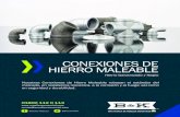 CONEXIONES DE HIERRO MALEABLE - BKMEXICO.MX · CONEXIONES DE HIERRO MALEABLE Nuestras Conexiones de Hierro Maleable rebasan el estándar del mercado, en resistencia mecánica, a la