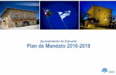 Ayuntamiento de Zamudio Plan de Mandato 2016-2019 · 6 Visión Zamudio 2020 En el marco del proceso participativo de definición del Plan Estratégico de Zamudio 2020, elaborado en