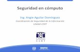 Coordinación de Seguridad de la Información UNAM-CERT•Implementar políticas de seguridad en la organización que minimicen las acciones de riesgo. •Contar con controles de seguridad