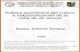 Política económica del cultivo e industrialización de la ...bibliotecadigital.econ.uba.ar/download/tesis/1501-0382_RaspaRE.pdf · Universidad de Buenos Aires Facultad de.oenctas