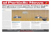 el Periòdic el Periòdic News Tema del dia ... · te. However, Minister Riva made it clear during the Education, Rese-arch, Culture, Youth and Sports Le-gislative Commission regarding
