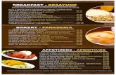 menucorrectedpage1 - Las Orquideas · signature dishes bandeja montanera - nuestras especialidades . $13.00 red beans, rice, grilled steak, pork skin, egg, sweet plantains & corn
