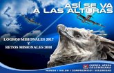 LOGROS MISIONALES 2017 · Informe Rendición de Cuentas FAC 2017 - II I. LOGROS MISIONALES Y DE GESTIÓN 2017 La presencia y acción de la Fuerza Aérea Colombiana, sigue ... Durante