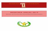 MEMORIA ANUAL 2019 · 1 memoria anual 2019 Índice 1.- introducciÓn 3 2.- servicio de prevenciÓn de la uex: historia y fundamentaciÓn 3 3.- organizaciÓn de la prevenciÓn en la