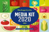 MEDIA KIT 2020 - redagricola.com · 2 o 3 imágenes (pueden ser gráficos, fotos y tablas) + logo de empresa $ 1.900.000 ... espacio eventos de la web opción 1 opción 2 opción