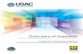 Guía para el Aspirante - Unidad Nacional de Oftalmología ...oftalmologiaguatemala.com/wp-content/uploads/2016/... · proceso de evaluación con instrumentos adecuados para alcanzar