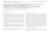 Amiloidosis renal y tiroidea secundaria a síndrome …scielo.isciii.es/pdf/nefrologia/v33n2/caso.pdfamiloidosis AA, enfermedad renal crónica (ERC 3) de cua-tro años de evolución