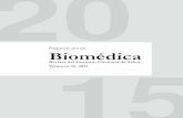 Reote anual Biomédica - revistabiomedica.orgrevistabiomedica.org/public/Boletin Biomédica 2015.pdf · Reporte anual, Biomédica. 2015 COMITÉ EDITORIAL. Luis Alberto Gómez. Instituto
