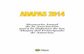 Memoria Anual de la Asociación para la Defensa de las ...€¦ · El principal objetivo de ADAPAS es la defensa de las abejas y del resto de polinizadores silvestres, haciendo especial