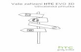 Vaše zařízení HTC EVO 3D - O2 · Horní panel 1. Konektor sluchátek s mikrofonem 3,5 mm 2. NAPÁJENÍ Levý a pravý panel 1. Konektor USB 2. ZVÝŠIT HLASITOST 3. SNÍŽIT HLASITOST
