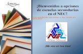 ¡Bienvenidos a opciones de escuelas secundarias en el NEC!montgomeryschoolsmd.org/uploadedFiles/schools/secondary(1)/new… · Reunión de Educación Especial será presentado el