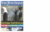 NUEVO MUNDO ISRAELITA€¦ · Nº 20 4 26 de agosto al 2 de Semanario al servicio de la comunidad judía de Venezuela ... NUEVO MUNDO ISRAELITA Errores históricos de los árabes